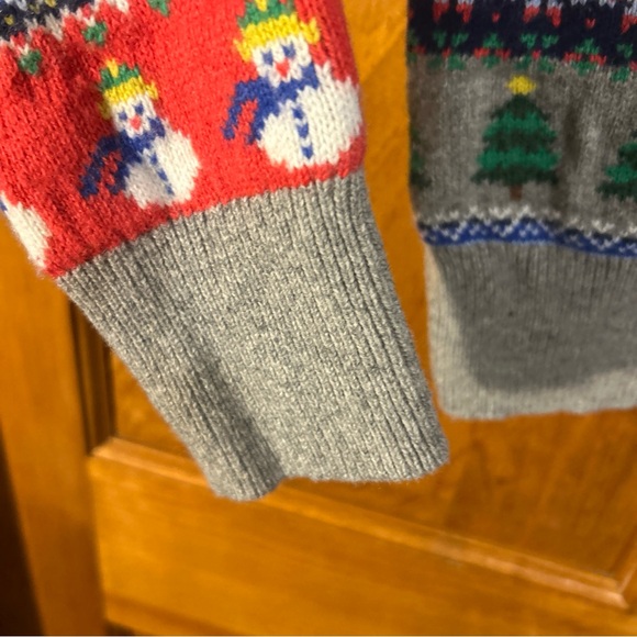 Boden Women’s Christmas Fair Isle Santa/Tree/Snowmen Wool blend Sz XS-EUC - Picture 7 of 9